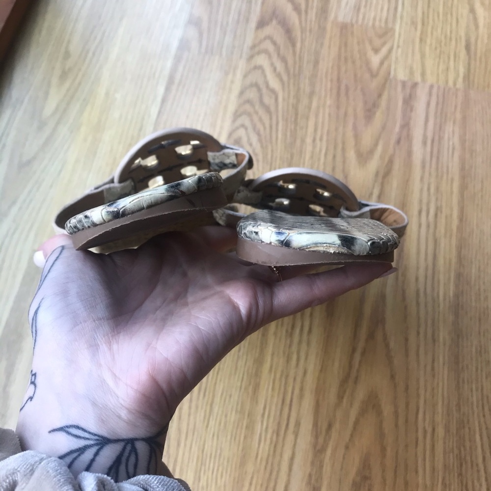 Tory Burch Miller 2 Snake Print Sandals - Picture 5 of 6